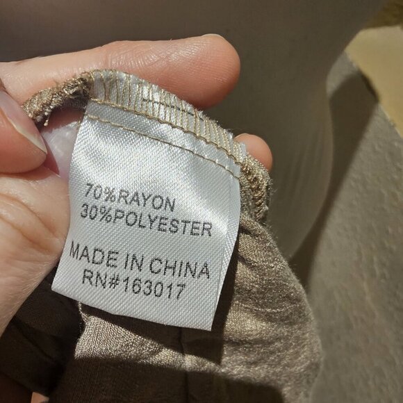 Princess Polly Ayesha Size 6 Brown Boho Peasant Hippie Balloon Sleeve Top NEW - Picture 3 of 9